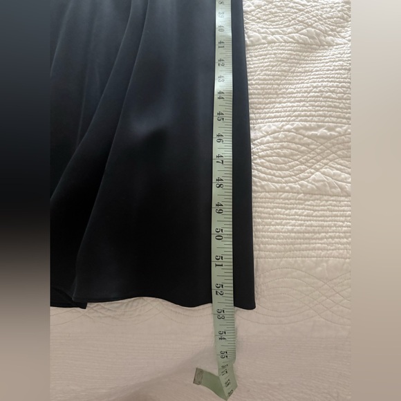 Doen Claire Dress Black Silk Bias Cut Lace Flutter Sleeve NWT - Picture 8 of 10